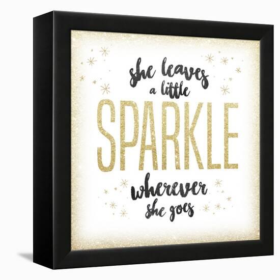 She leaves a sparkle 1-Kimberly Glover-Framed Premier Image Canvas