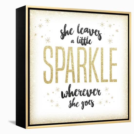 She leaves a sparkle 1-Kimberly Glover-Framed Premier Image Canvas