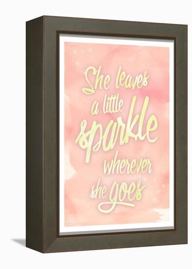 She leaves a sparkle 2-Kimberly Glover-Framed Premier Image Canvas