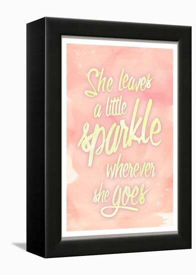 She leaves a sparkle 2-Kimberly Glover-Framed Premier Image Canvas