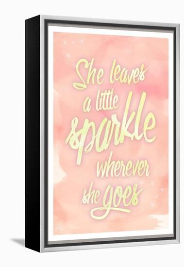 She leaves a sparkle 2-Kimberly Glover-Framed Premier Image Canvas