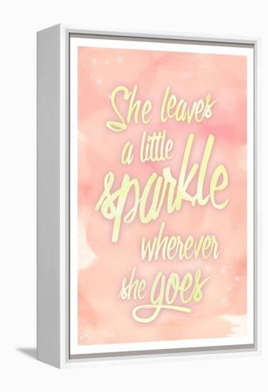 She leaves a sparkle 2-Kimberly Glover-Framed Premier Image Canvas