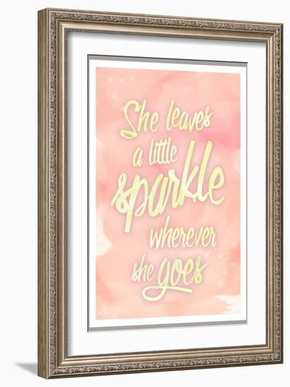 She leaves a sparkle 2-Kimberly Glover-Framed Premium Giclee Print