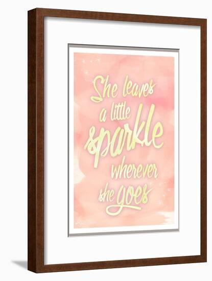She leaves a sparkle 2-Kimberly Glover-Framed Premium Giclee Print
