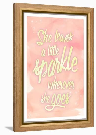 She leaves a sparkle 2-Kimberly Glover-Framed Premier Image Canvas