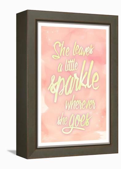 She leaves a sparkle 2-Kimberly Glover-Framed Premier Image Canvas