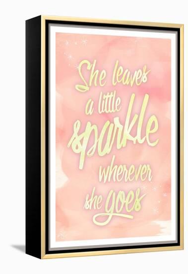 She leaves a sparkle 2-Kimberly Glover-Framed Premier Image Canvas