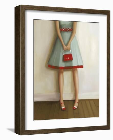 She Liked to Rustle Her Red Crinoline-Janet Hill-Framed Giclee Print