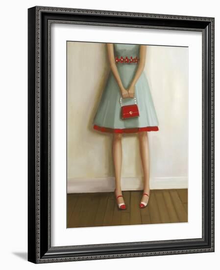 She Liked to Rustle Her Red Crinoline-Janet Hill-Framed Giclee Print