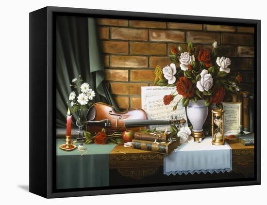 She Loves Me-R.W. Hedge-Framed Premier Image Canvas