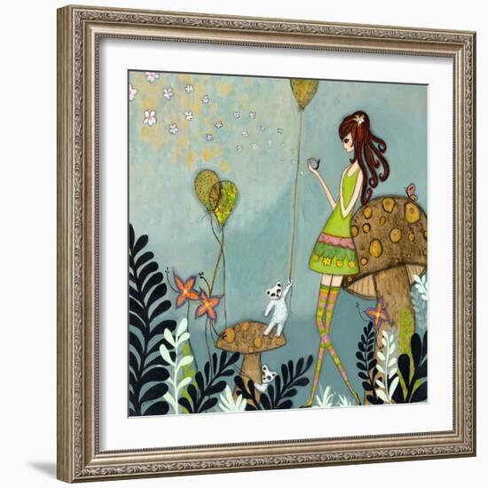 She Loves Nature-Wyanne-Framed Giclee Print