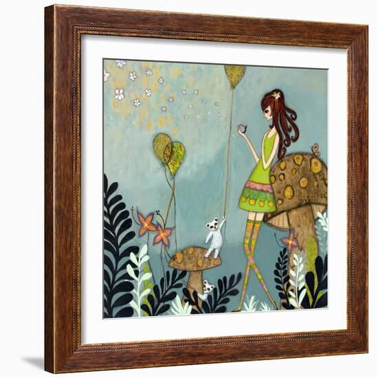 She Loves Nature-Wyanne-Framed Giclee Print