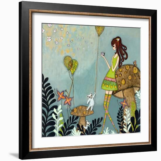 She Loves Nature-Wyanne-Framed Giclee Print
