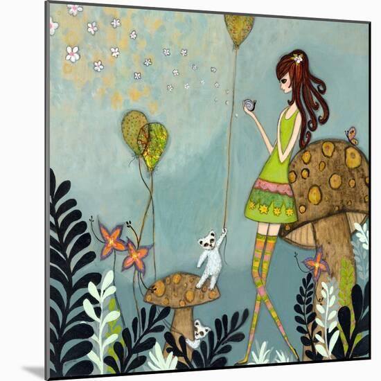 She Loves Nature-Wyanne-Mounted Giclee Print