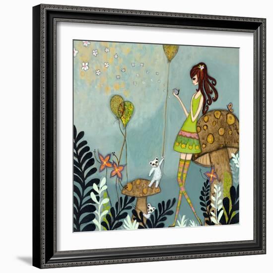 She Loves Nature-Wyanne-Framed Giclee Print