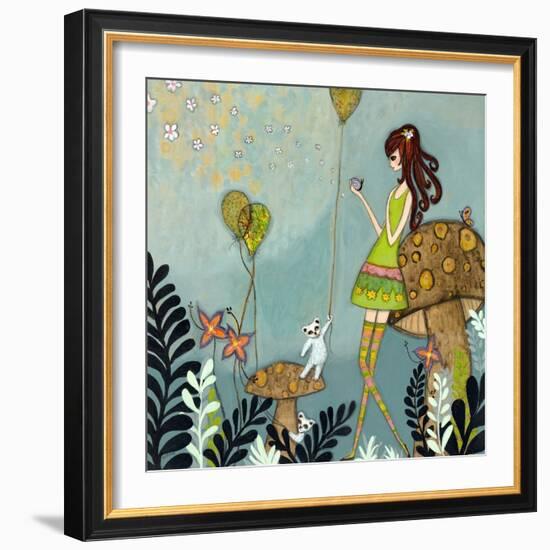 She Loves Nature-Wyanne-Framed Giclee Print