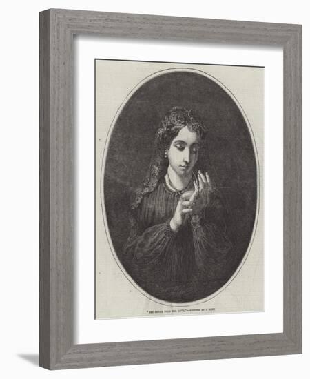 She Never Told Her Love-James Sant-Framed Giclee Print