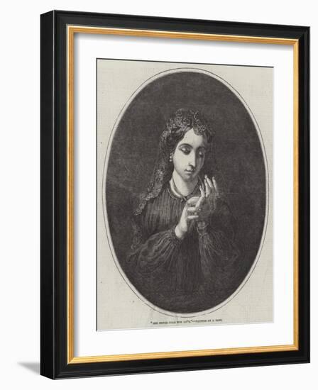 She Never Told Her Love-James Sant-Framed Giclee Print