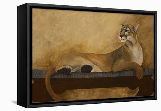 She’s a Cougar-Jan Panico-Framed Premier Image Canvas