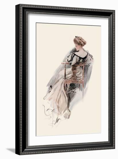 She Sports a Witching Gown-Harrison Fisher-Framed Art Print