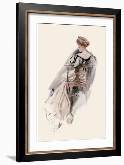 She Sports a Witching Gown-Harrison Fisher-Framed Art Print