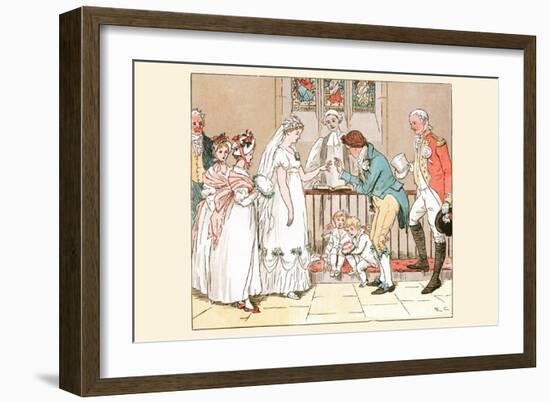 She Then Married the Barber-Randolph Caldecott-Framed Art Print