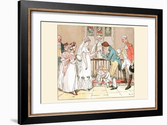 She Then Married the Barber-Randolph Caldecott-Framed Art Print