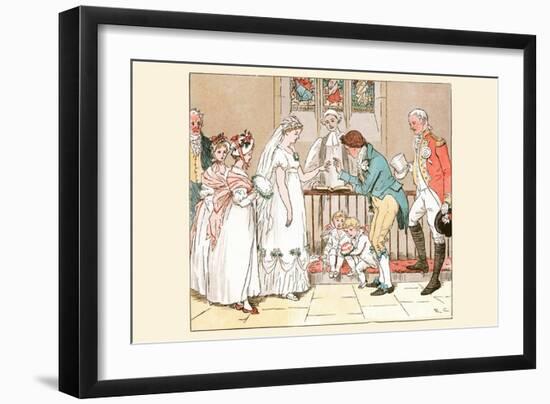 She Then Married the Barber-Randolph Caldecott-Framed Art Print