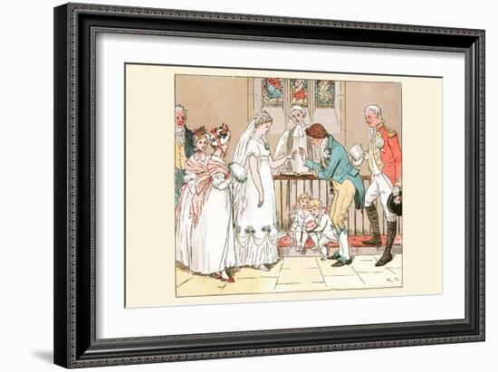 She Then Married the Barber-Randolph Caldecott-Framed Art Print