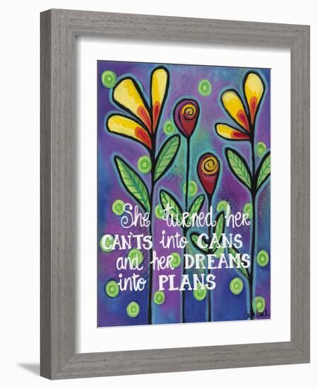 She Turned-Carla Bank-Framed Giclee Print