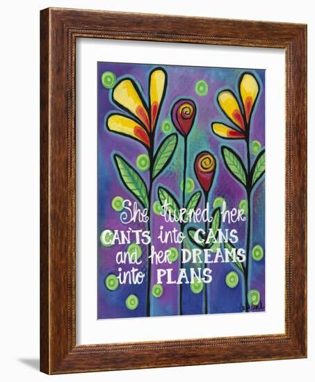 She Turned-Carla Bank-Framed Giclee Print