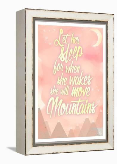 She Will Move Mountains 1-Kimberly Glover-Framed Premier Image Canvas