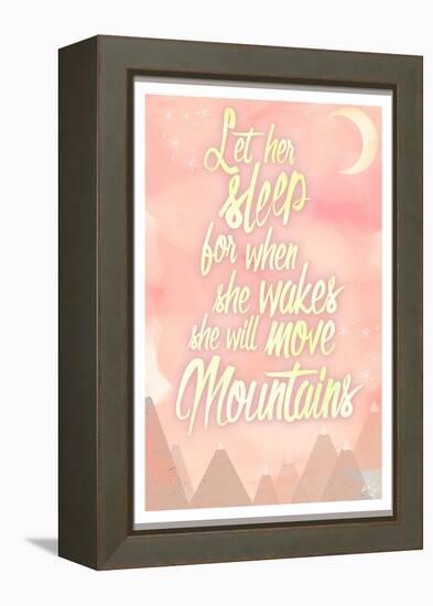 She Will Move Mountains 1-Kimberly Glover-Framed Premier Image Canvas