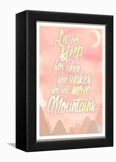 She Will Move Mountains 1-Kimberly Glover-Framed Premier Image Canvas