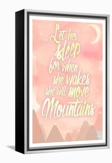 She Will Move Mountains 1-Kimberly Glover-Framed Premier Image Canvas