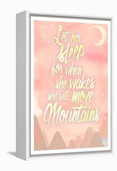 She Will Move Mountains 1-Kimberly Glover-Framed Premier Image Canvas