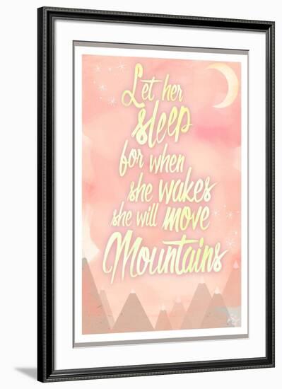 She Will Move Mountains 1-Kimberly Glover-Framed Giclee Print