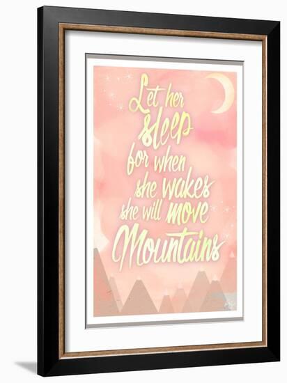 She Will Move Mountains 1-Kimberly Glover-Framed Premium Giclee Print