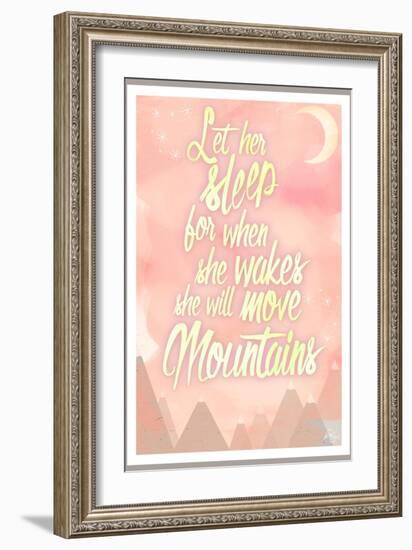 She Will Move Mountains 1-Kimberly Glover-Framed Giclee Print