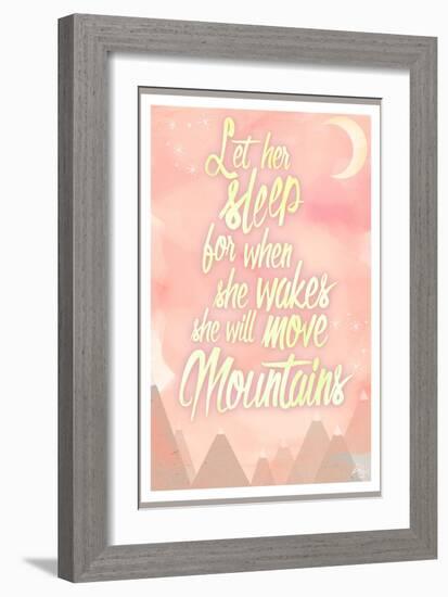 She Will Move Mountains 1-Kimberly Glover-Framed Giclee Print