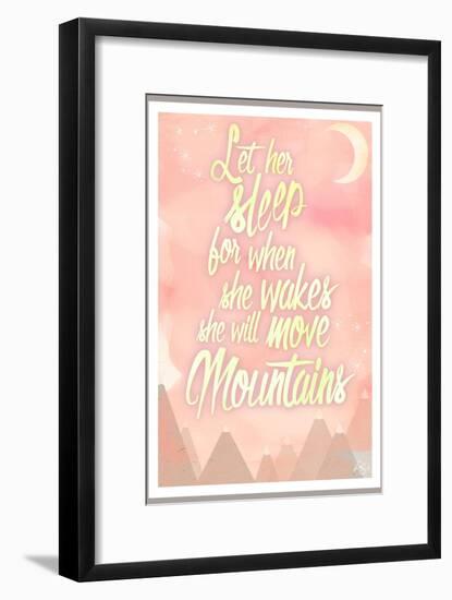 She Will Move Mountains 1-Kimberly Glover-Framed Giclee Print