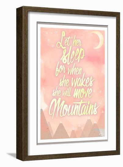 She Will Move Mountains 1-Kimberly Glover-Framed Giclee Print