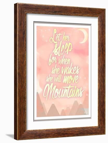 She Will Move Mountains 1-Kimberly Glover-Framed Giclee Print