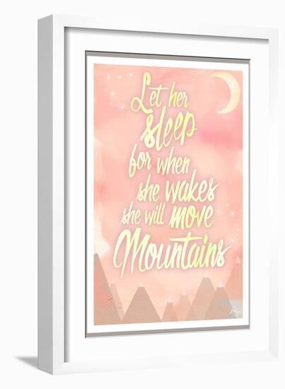 She Will Move Mountains 1-Kimberly Glover-Framed Giclee Print