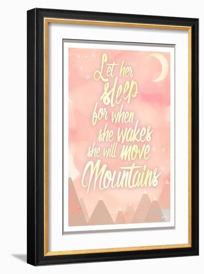 She Will Move Mountains 1-Kimberly Glover-Framed Giclee Print