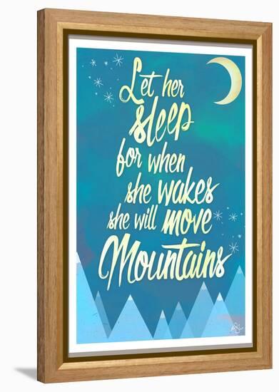 She Will Move Mountains 2-Kimberly Glover-Framed Premier Image Canvas