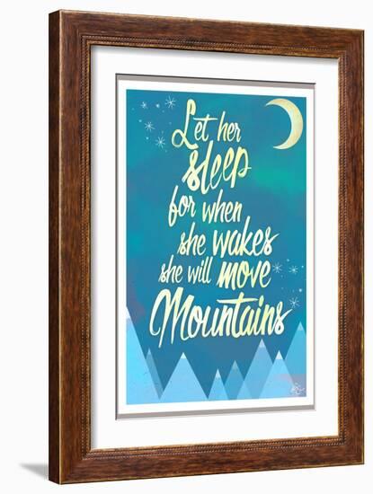 She Will Move Mountains 2-Kimberly Glover-Framed Giclee Print