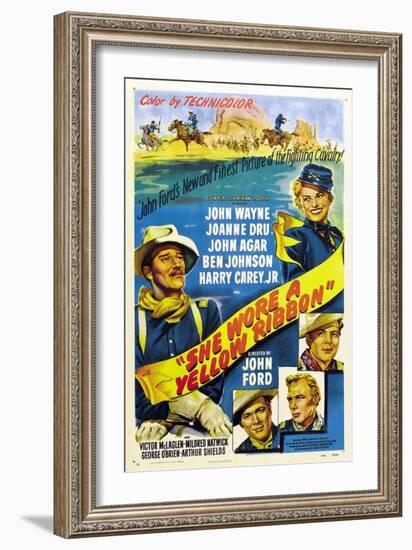 She Wore a Yellow Ribbon, 1949-null-Framed Art Print