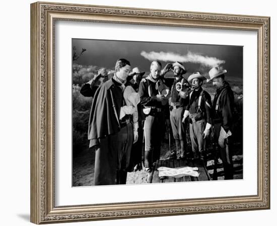 She Wore A Yellow Ribbon, Ben Johnson, John Wayne, 1949-null-Framed Photo