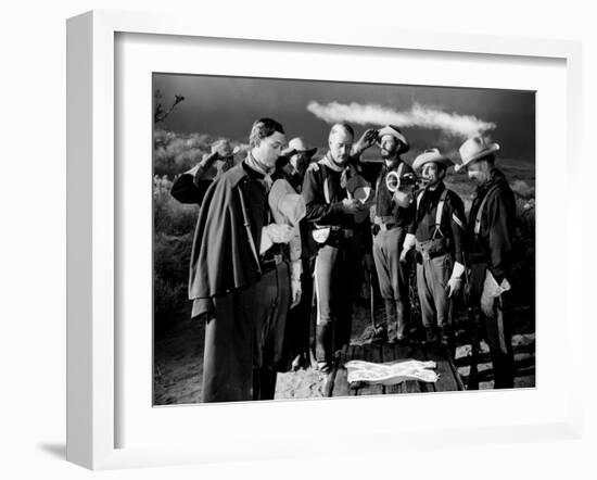 She Wore A Yellow Ribbon, Ben Johnson, John Wayne, 1949-null-Framed Photo